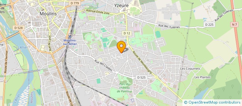 localisation de l'entreprise COMPAGNIE INO à YZEURE