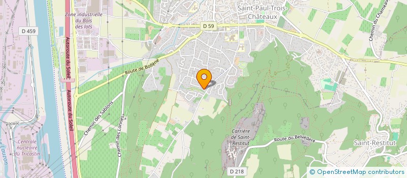 localisation de l'entreprise COMPAGNIE INSTABILI  SAINT-PAUL-TROIS-CHATEAUX