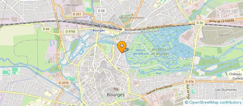 localisation de l'entreprise COMPAGNIE INTER ARTISANALE DU BATIMENT à BOURGES