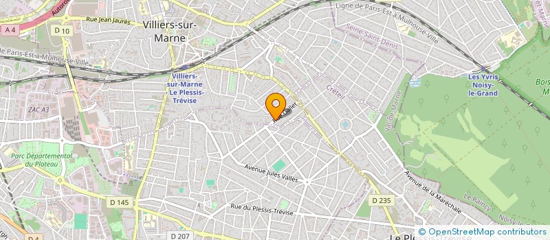 localisation de l'entreprise COMPAGNIE INTER CONTINENTALE DE SERVICES  VILLIERS-SUR-MARNE