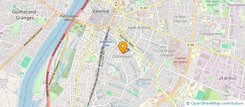 localisation de l'entreprise COMPAGNIE INTERIEUR / BOITE à VALENCE