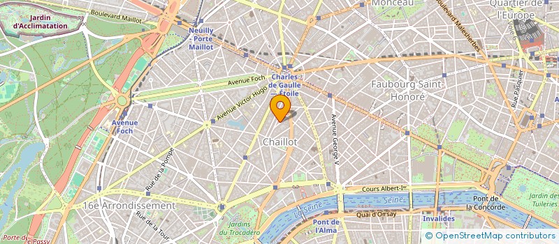 localisation de l'entreprise COMPAGNIE INTERNAT PRODUCT AUDIOVISUELLE à PARIS