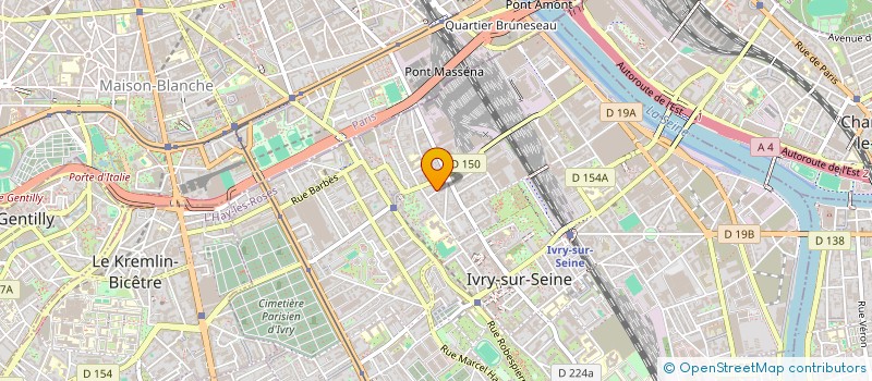 localisation de l'entreprise COMPAGNIE INTERNATIONALE DE THEORIES ET SYSTEMES à IVRY-SUR-SEINE