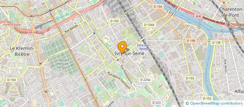 localisation de l'entreprise COMPAGNIE INTERNATIONALE DEVELOPPEMENT à IVRY-SUR-SEINE