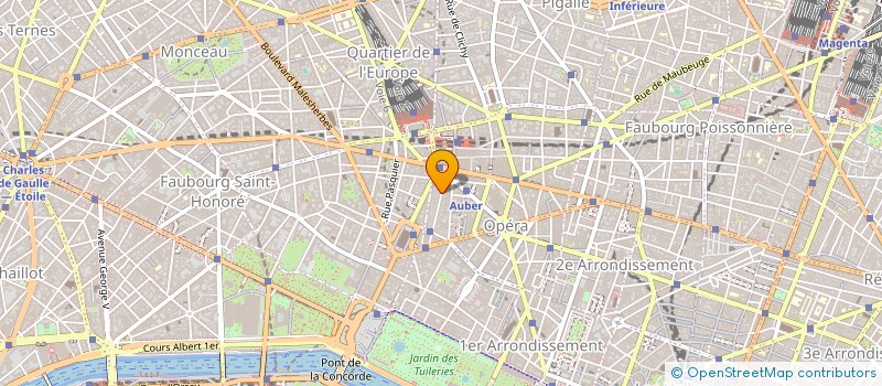 localisation de l'entreprise COMPAGNIE INTERNATIONALE LEHAIM à PARIS