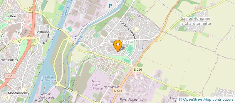 localisation de l'entreprise COMPAGNIE INVENT'AIR  COLOMBELLES