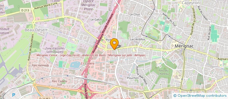 localisation de l'entreprise COMPAGNIE INVEST.TRANSACT.IMPORT EXPORT à MERIGNAC