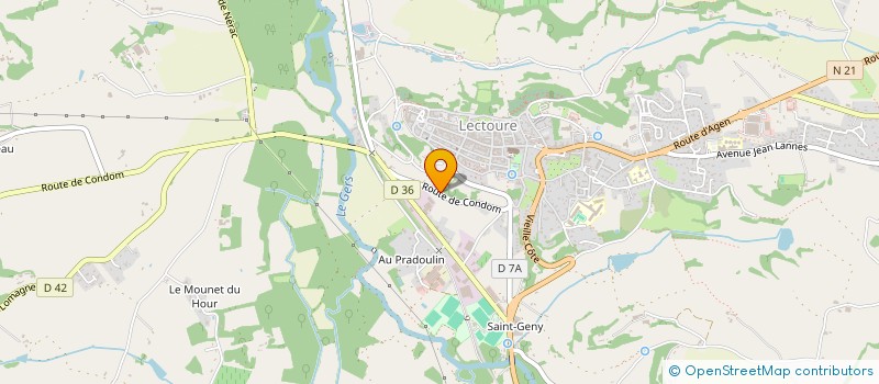 localisation de l'entreprise COMPAGNIE J'AI PAS SOMMEIL  LECTOURE