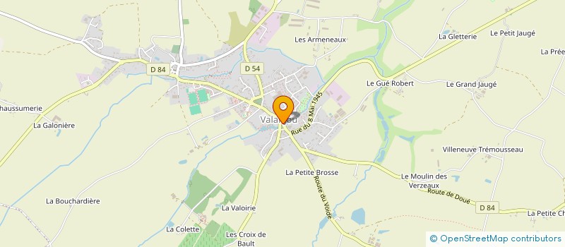 localisation de l'entreprise COMPAGNIE J.POUBEL  CHEMILLE-EN-ANJOU