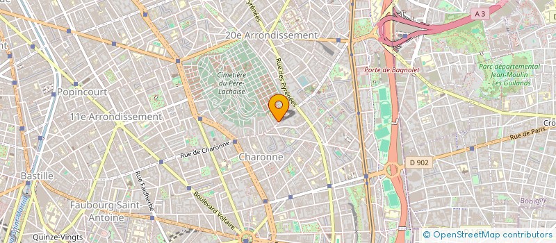 localisation de l'entreprise COMPAGNIE JABOROSA  PARIS