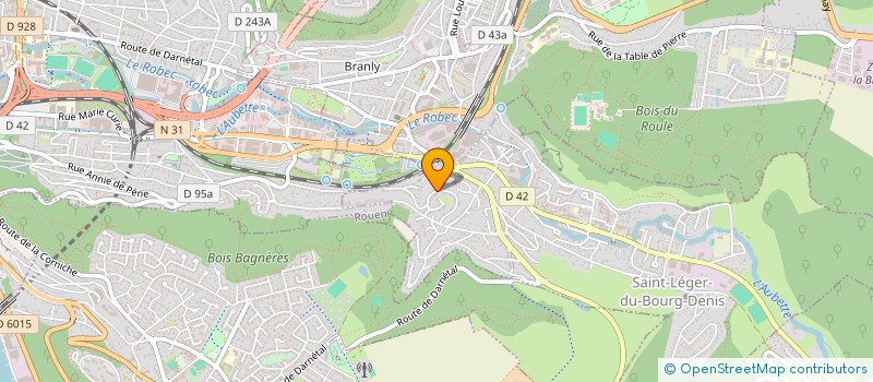 localisation de l'entreprise COMPAGNIE JAUNE 101  SAINT-LEGER-DU-BOURG-DENIS