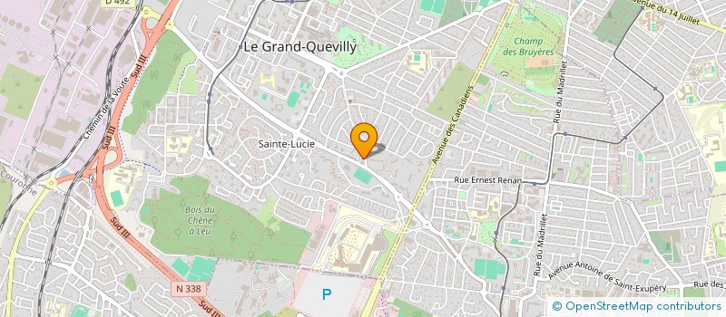 localisation de l'entreprise COMPAGNIE JB & WB  LE GRAND-QUEVILLY