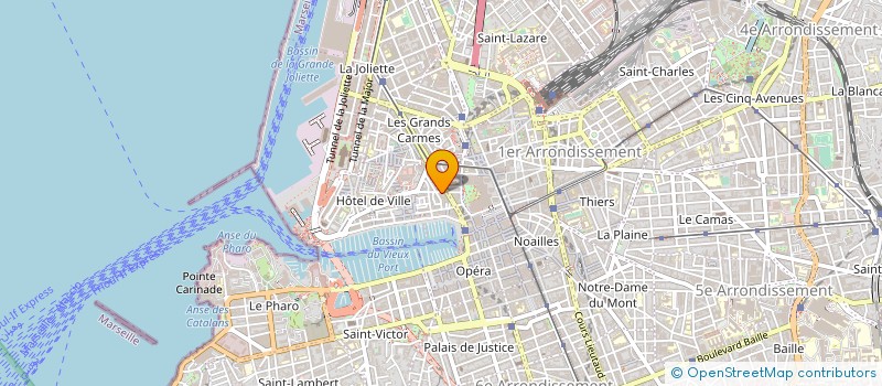 localisation de l'entreprise COMPAGNIE JEAN CLAUDE NIETO à MARSEILLE