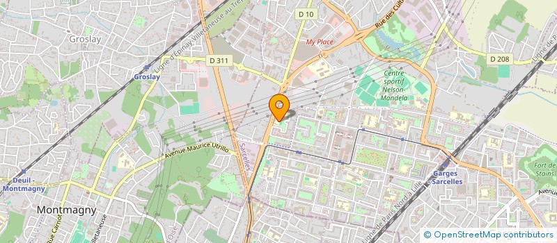 localisation de l'entreprise COMPAGNIE JEAN MARC MAZELLA  SARCELLES