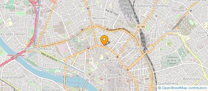 localisation de l'entreprise COMPAGNIE JEAN SERAPHIN à TOULOUSE