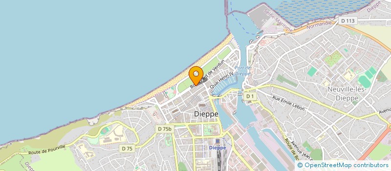 localisation de l'entreprise COMPAGNIE JEHAN ANGO à DIEPPE