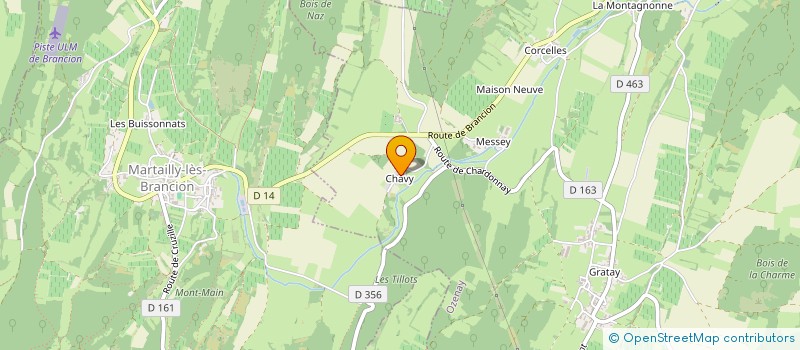 localisation de l'entreprise COMPAGNIE JUSTE AVANT L'OUBLI  OZENAY