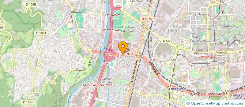 localisation de l'entreprise COMPAGNIE KALEM à GRENOBLE