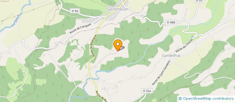 localisation de l'entreprise COMPAGNIE KENITETE  CARDEILHAC