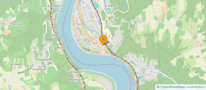 localisation de l'entreprise COMPAGNIE KHAM à SAINT-VALLIER