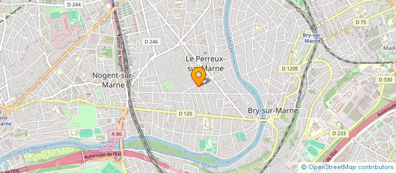 localisation de l'entreprise COMPAGNIE KIDAKOUE  LE PERREUX-SUR-MARNE