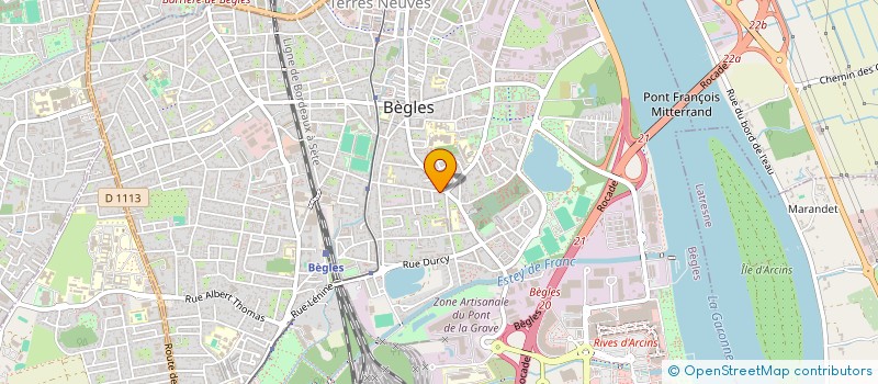 localisation de l'entreprise COMPAGNIE KINTA à BEGLES