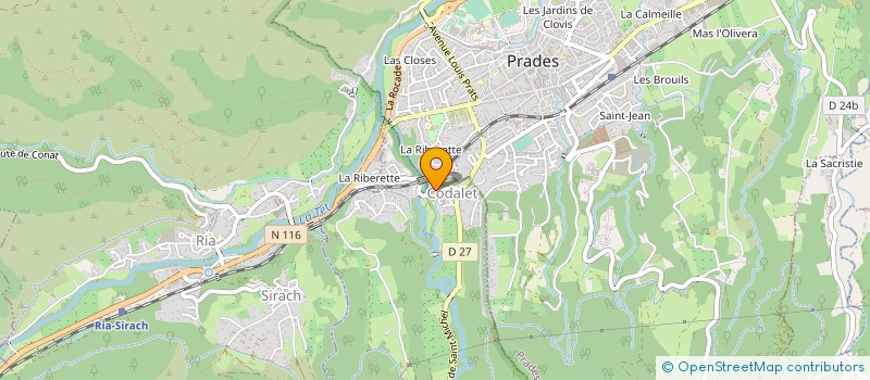 localisation de l'entreprise COMPAGNIE KORPATHELLYCA  CODALET