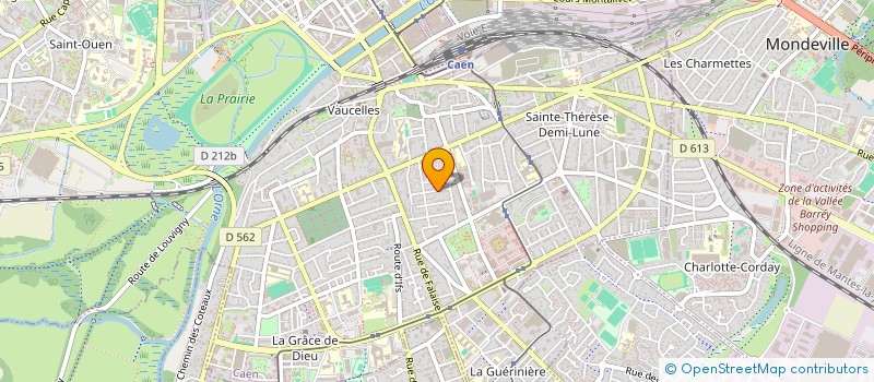 localisation de l'entreprise COMPAGNIE L à CAEN
