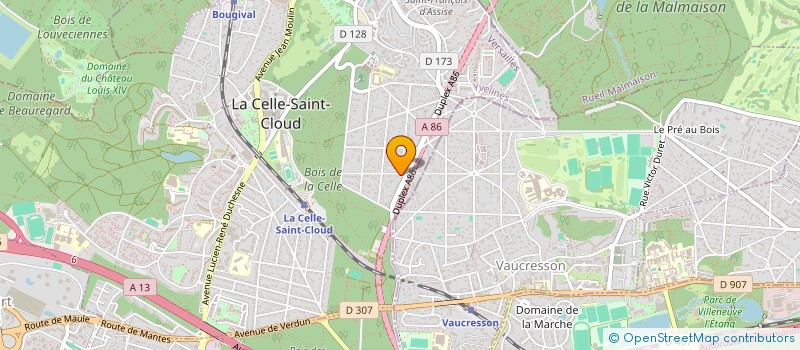 localisation de l'entreprise COMPAGNIE L'ALOUETTE LULU à LA CELLE-SAINT-CLOUD