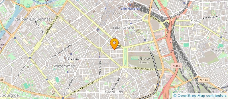 localisation de l'entreprise COMPAGNIE L'AMBULANCE à LILLE
