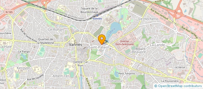 localisation de l'entreprise COMPAGNIE L'ARCHE à VANNES