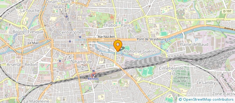 localisation de l'entreprise COMPAGNIE L'ARONDE  RENNES