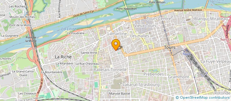 localisation de l'entreprise COMPAGNIE L'ECHAPPEE BELLE  TOURS