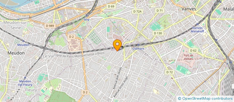 localisation de l'entreprise COMPAGNIE L'ECUME DES JOURS à CLAMART