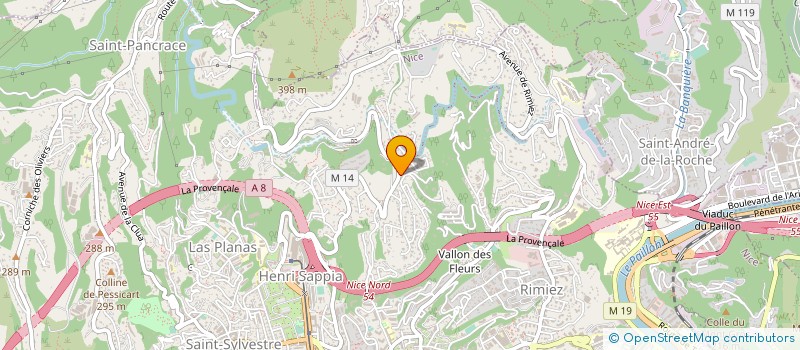 localisation de l'entreprise COMPAGNIE L'EMERGENCE  NICE