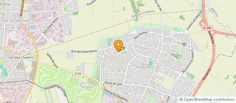 localisation de l'entreprise COMPAGNIE L. EMOI  CHASSIEU