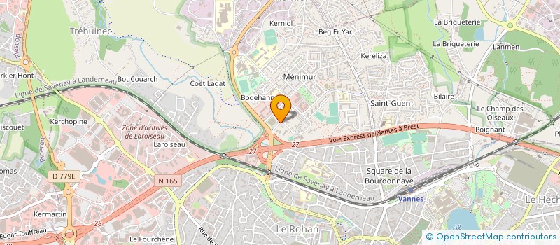 localisation de l'entreprise COMPAGNIE  L'EMPREINTE à VANNES