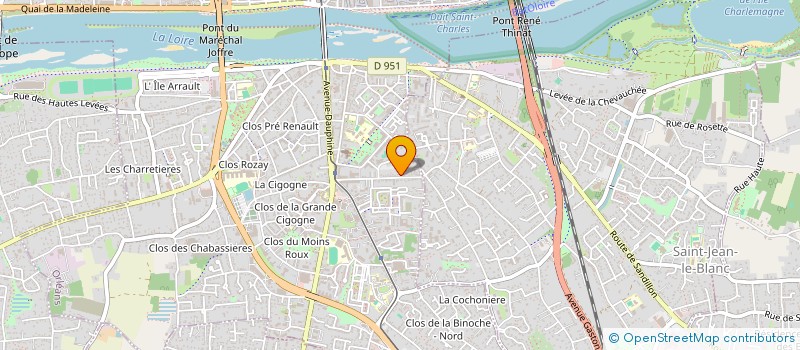 localisation de l'entreprise COMPAGNIE L'EPHEMERE  ORLEANS