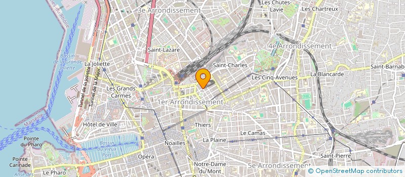 localisation de l'entreprise COMPAGNIE L'ESCARPEE à MARSEILLE