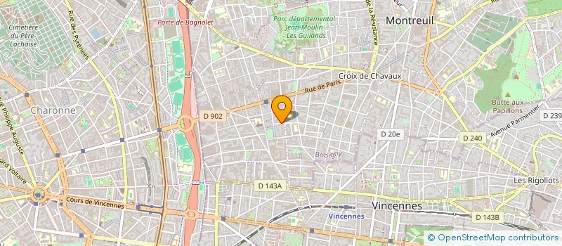 localisation de l'entreprise COMPAGNIE L'ETABLI à MONTREUIL