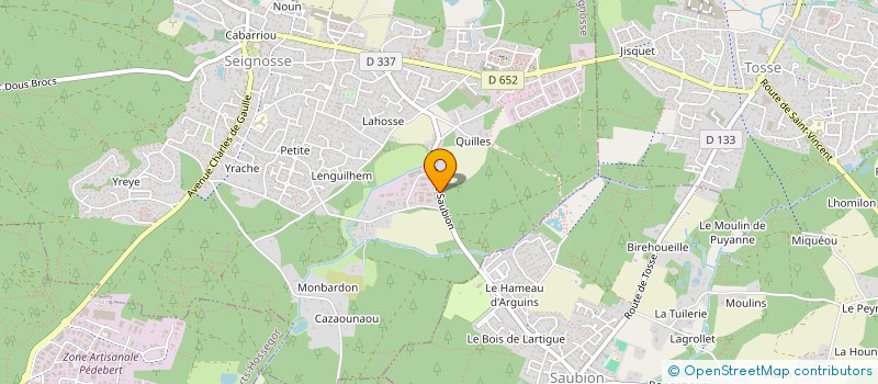 localisation de l'entreprise COMPAGNIE L'ETE DES SAUVAGES  SEIGNOSSE