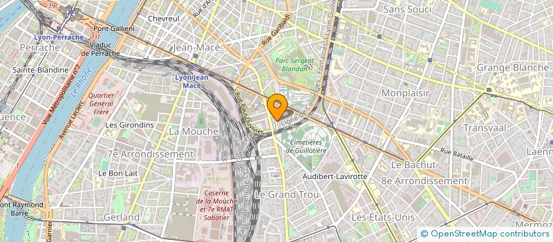 localisation de l'entreprise COMPAGNIE L'EXCUSE à LYON