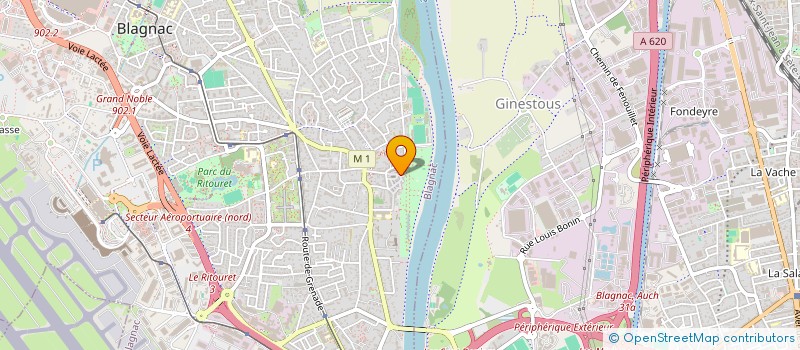 localisation de l'entreprise COMPAGNIE L'EXODE à BLAGNAC