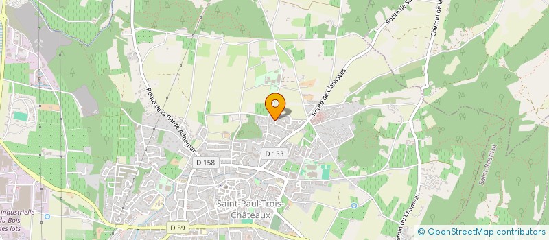 localisation de l'entreprise COMPAGNIE L'IMPRODROME  SAINT-PAUL-TROIS-CHATEAUX