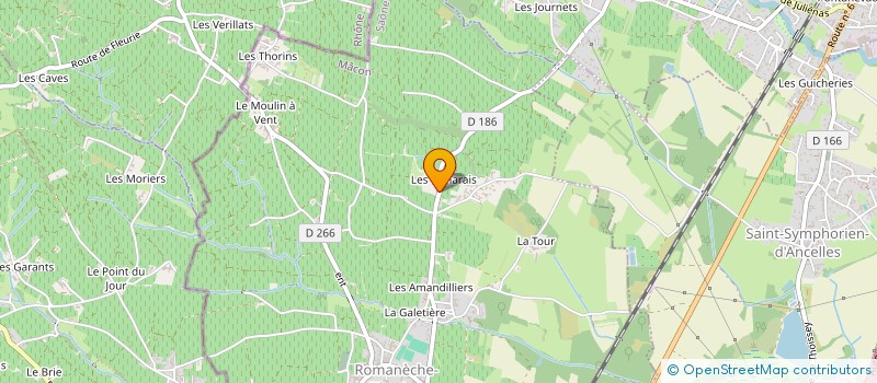 localisation de l'entreprise COMPAGNIE L'INCANDESCENTE  ROMANECHE-THORINS