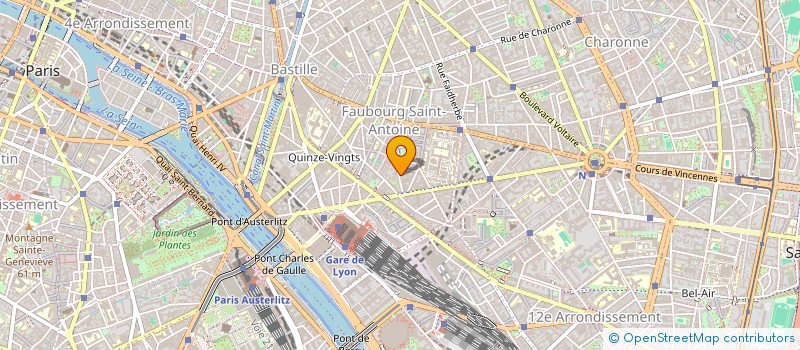 localisation de l'entreprise COMPAGNIE L'IRE DES VOLCANS  PARIS