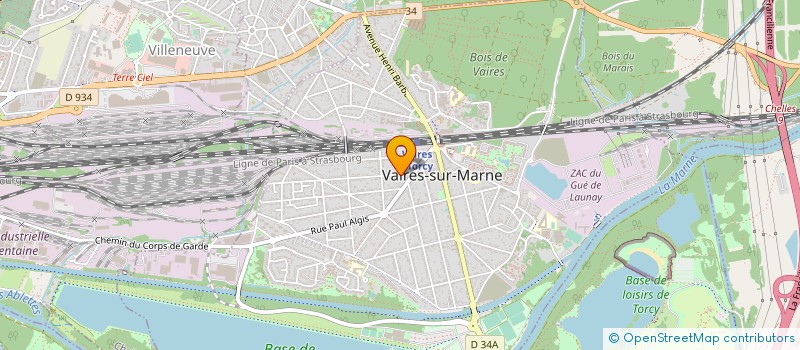 localisation de l'entreprise COMPAGNIE L'OISEAU LUNE  VAIRES-SUR-MARNE