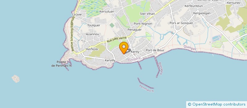 localisation de l'entreprise COMPAGNIE L'OREILLE HARDIE  PENMARCH