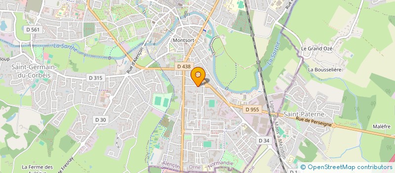 localisation de l'entreprise COMPAGNIE L OREILLE PERCEE à ALENCON