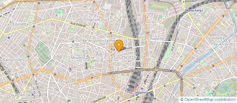 localisation de l'entreprise COMPAGNIE L'ORPIMENT  PARIS